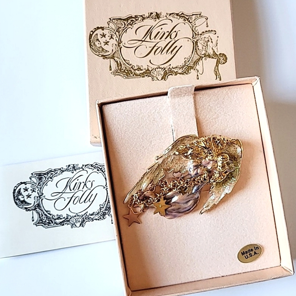 KIRKS FOLLY "MOTHER'S ANGEL PIN" - GUARDIAN ANGEL